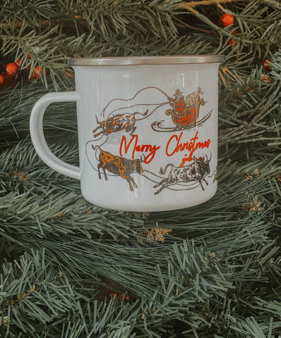 Merry Christmas Y’all Campfire Mug
