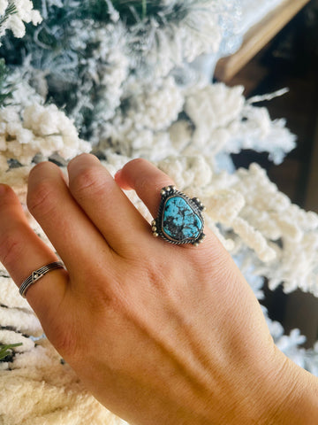 Authentic Turquoise & Sterling Silver Ring